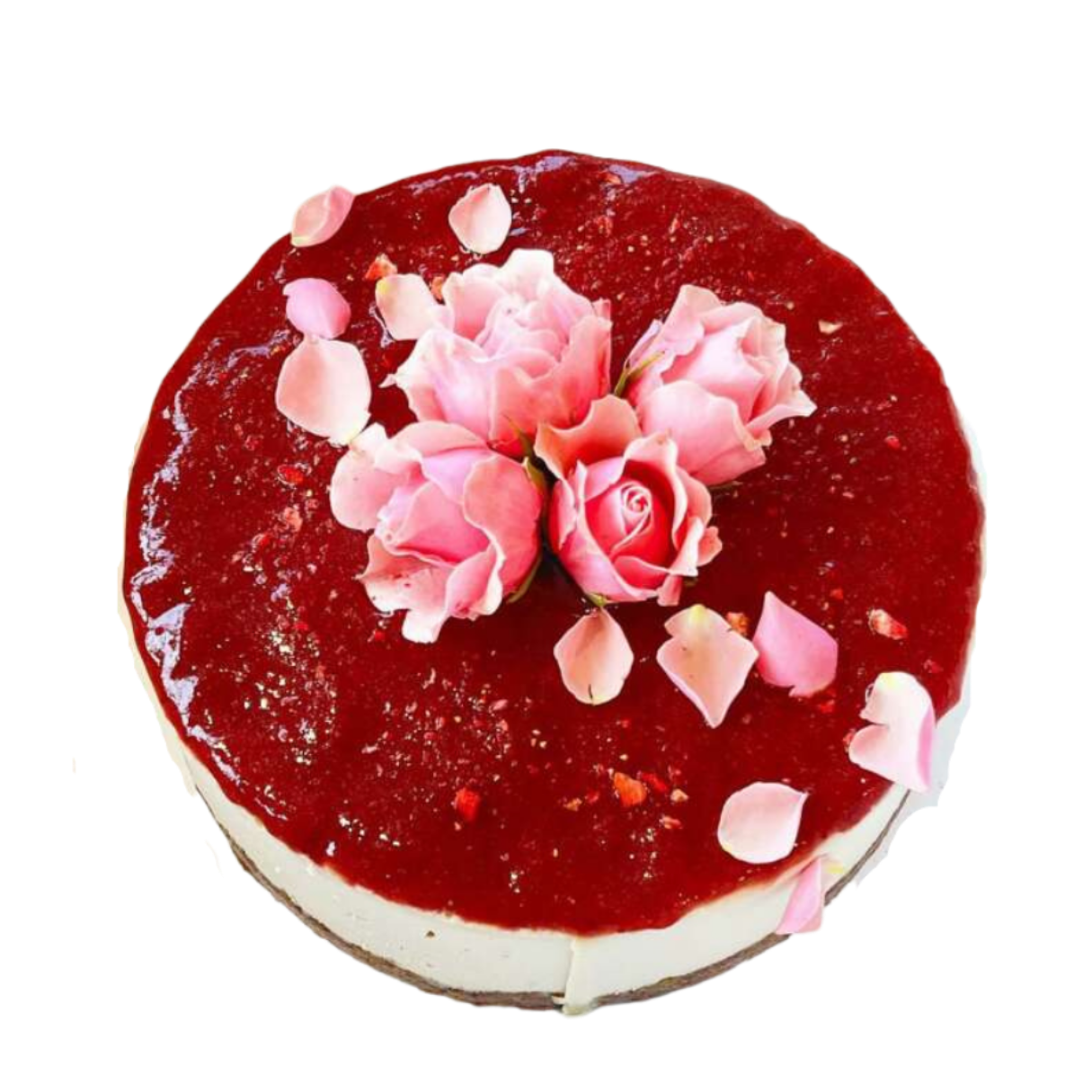 STRAWBERRY & CREAM CELEBRATION CAKE